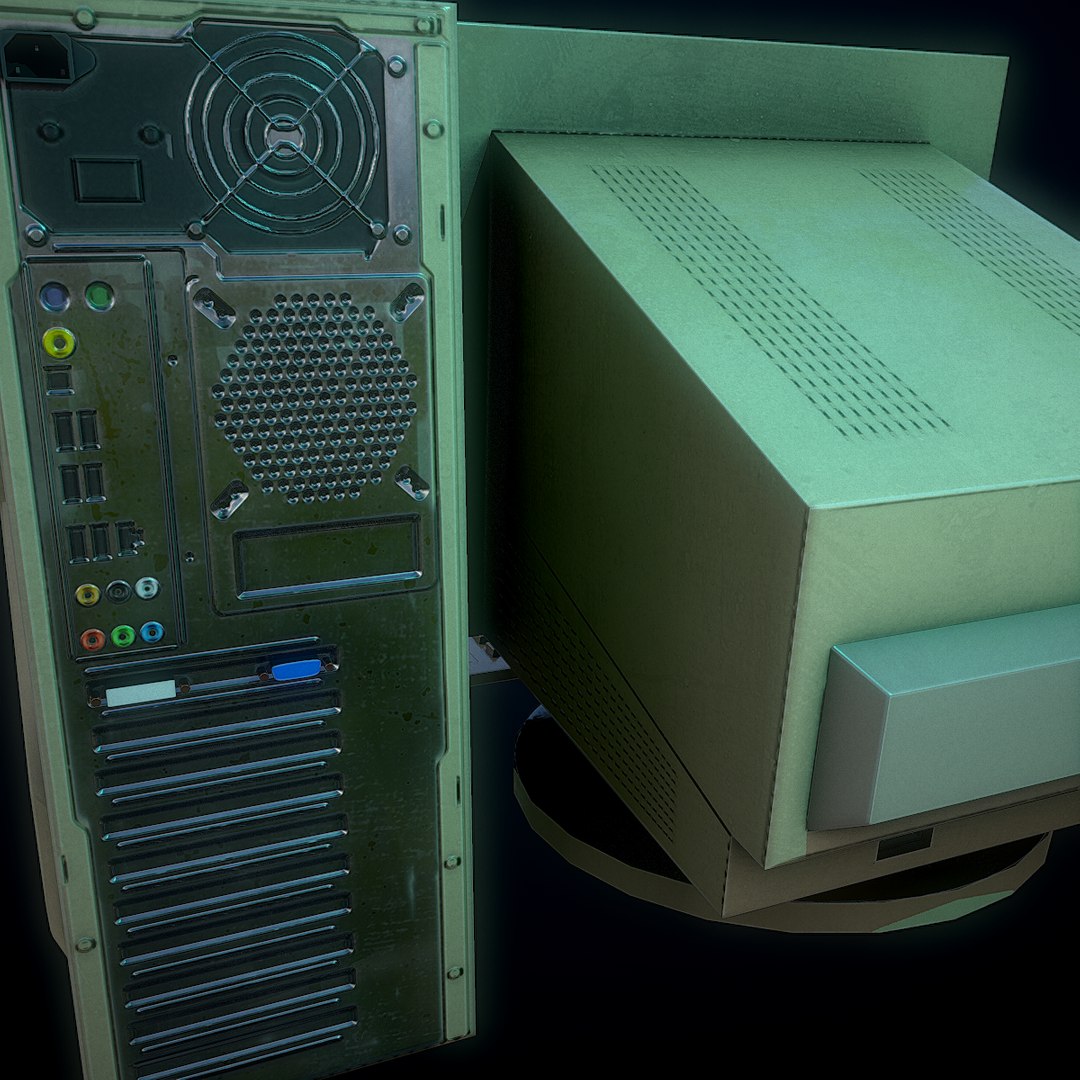 Old Computer 3D - TurboSquid 1433884