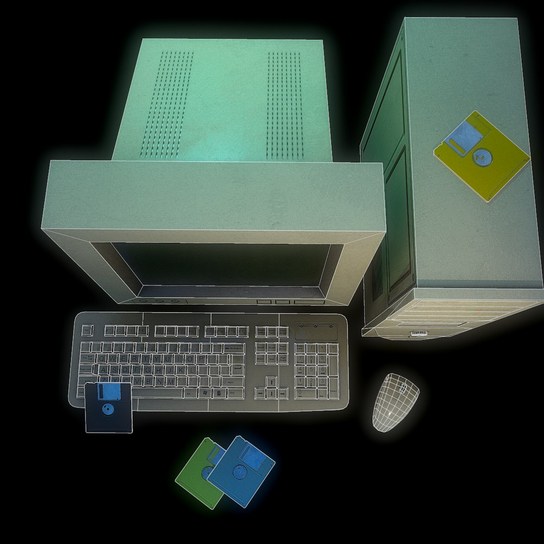 Old Computer 3D - TurboSquid 1433884