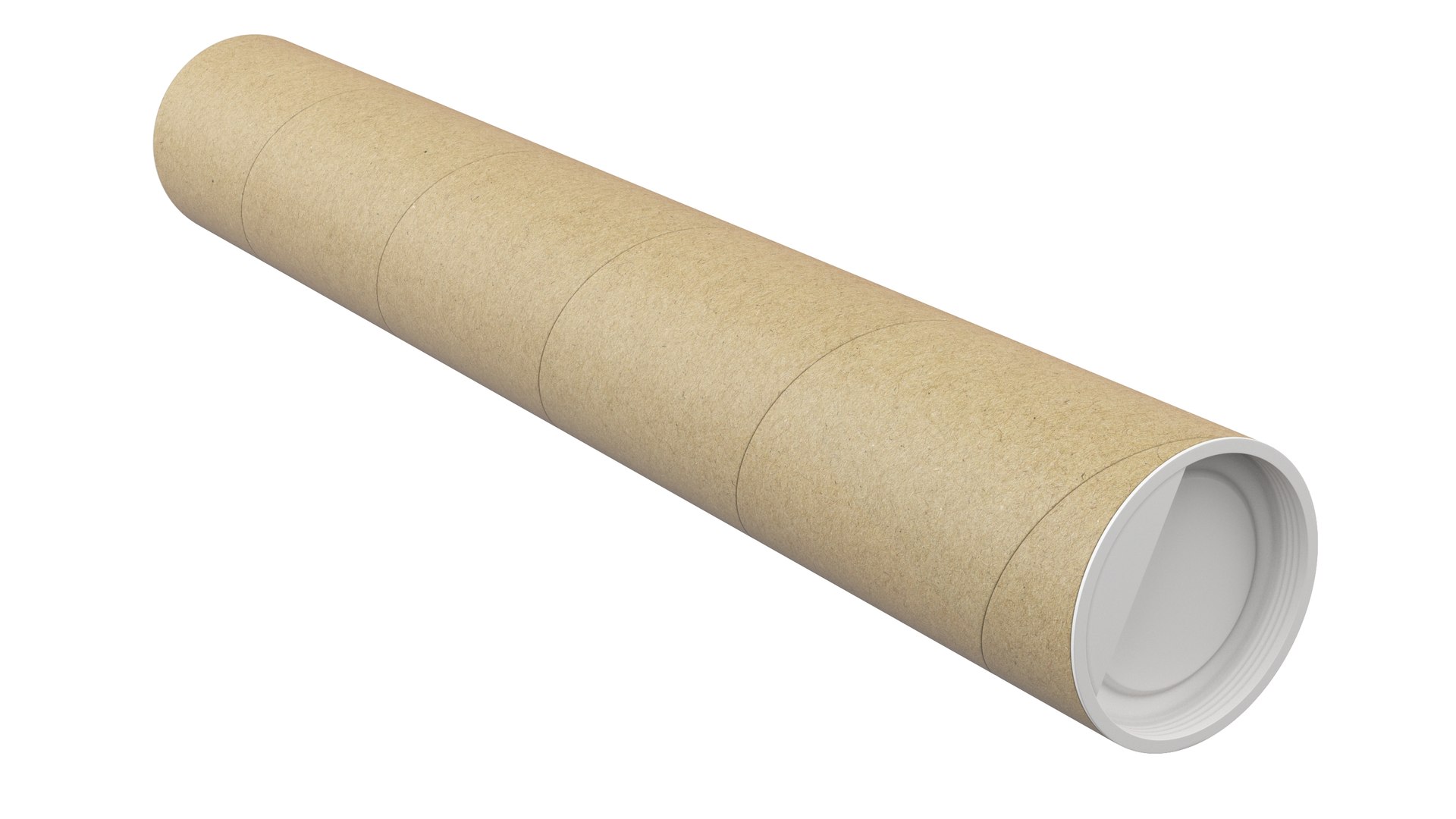 Cardboard Tube 3D Model - TurboSquid 2042048