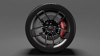 Dodge Challenger Hellcat Widebody 2017 wheel