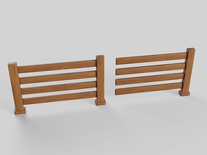 Cartoon Fence 13 model