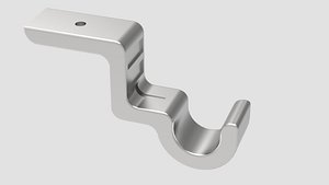 Ceiling Curtain rod holder model