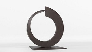 Modern Metal Sculpture 3D model