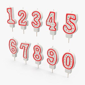 Birthday Number Candles Set