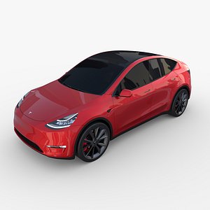 Tesla Model Y Red