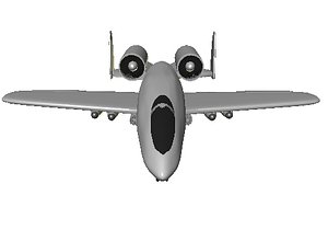 free a-10 warthog 3d model
