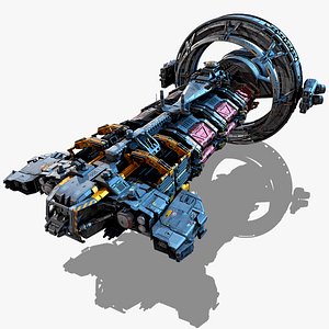 3D model SF Hauler - Spacecraft