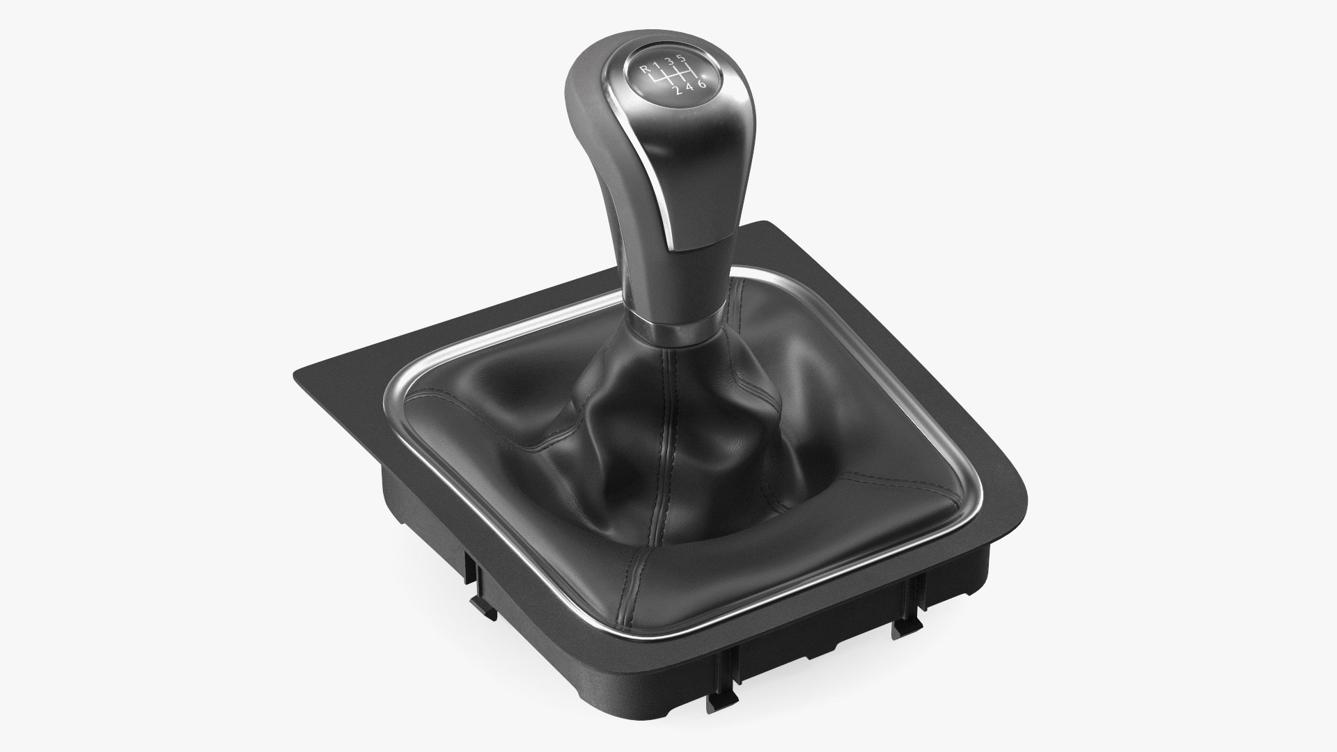 Manual Transmission Worn Shift Lever 3D model preview