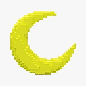3D Voxel Moon