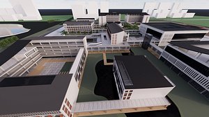 3D model University School-C1