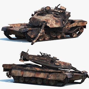 M1A2 Abrams Destroyed