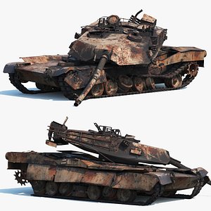 M1A2 Abrams Destroyed