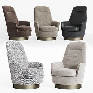 Minotti Jacques Bergere Armchair Fixed