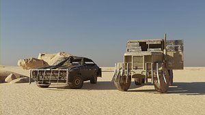 post apocalyptic truck car model