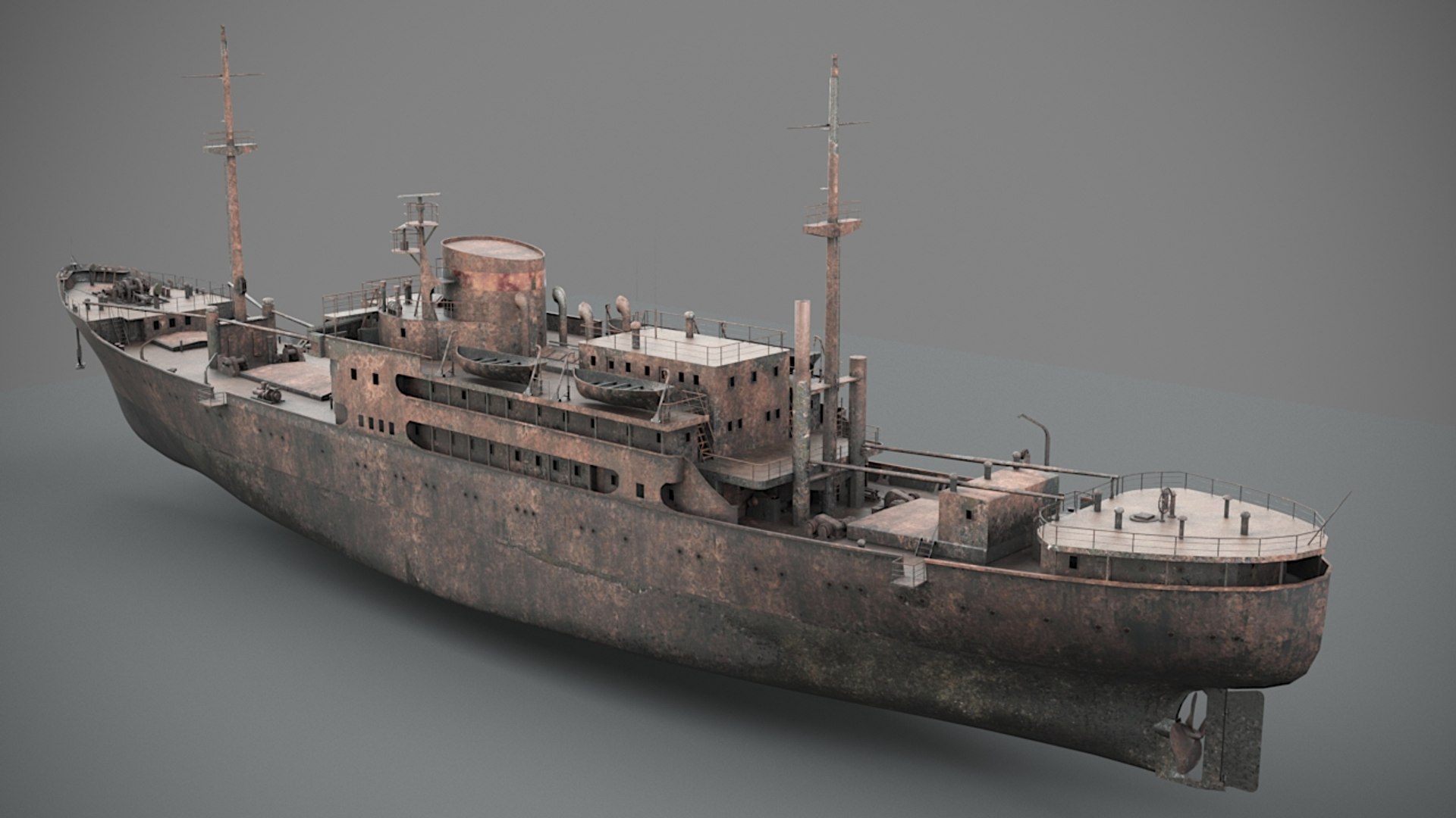 3D old rusted abandoned vessel model https://p.turbosquid.com/ts-thumb/yX/z5tGRX/SqgEYOnR/7/jpg/1568745423/1920x1080/fit_q87/fefde76c4fdbfdf147975a5f927fc5006cc7e513/7.jpg
