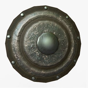3D Game Ready Low Poly Shield