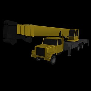 Low Poly National Crane Series 18103.3DS