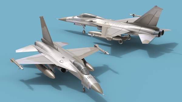 전투 요격 전투기 단순화 3D 모델 - TurboSquid 2302460