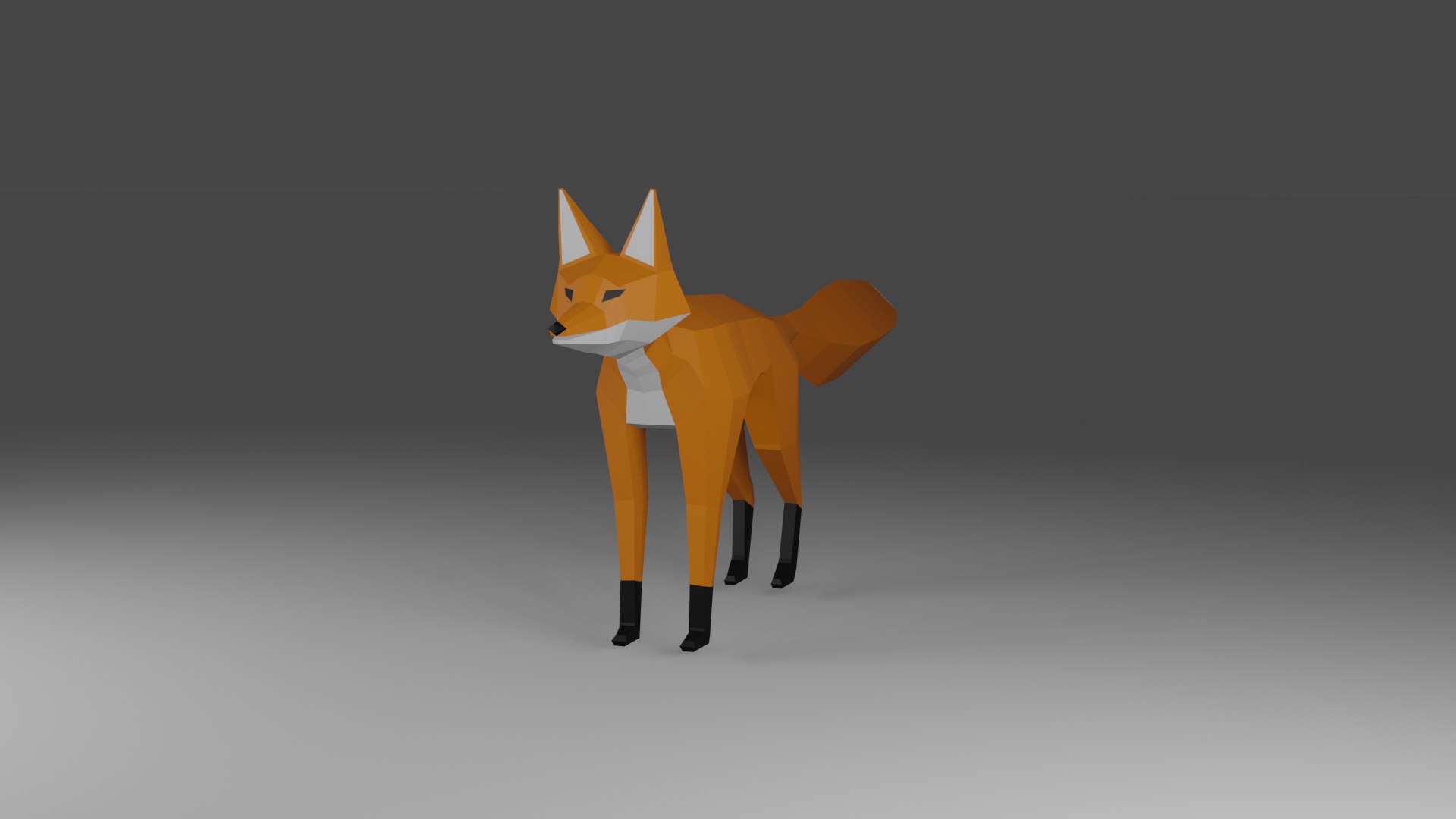 3D Low Poly Fox - TurboSquid 2012571