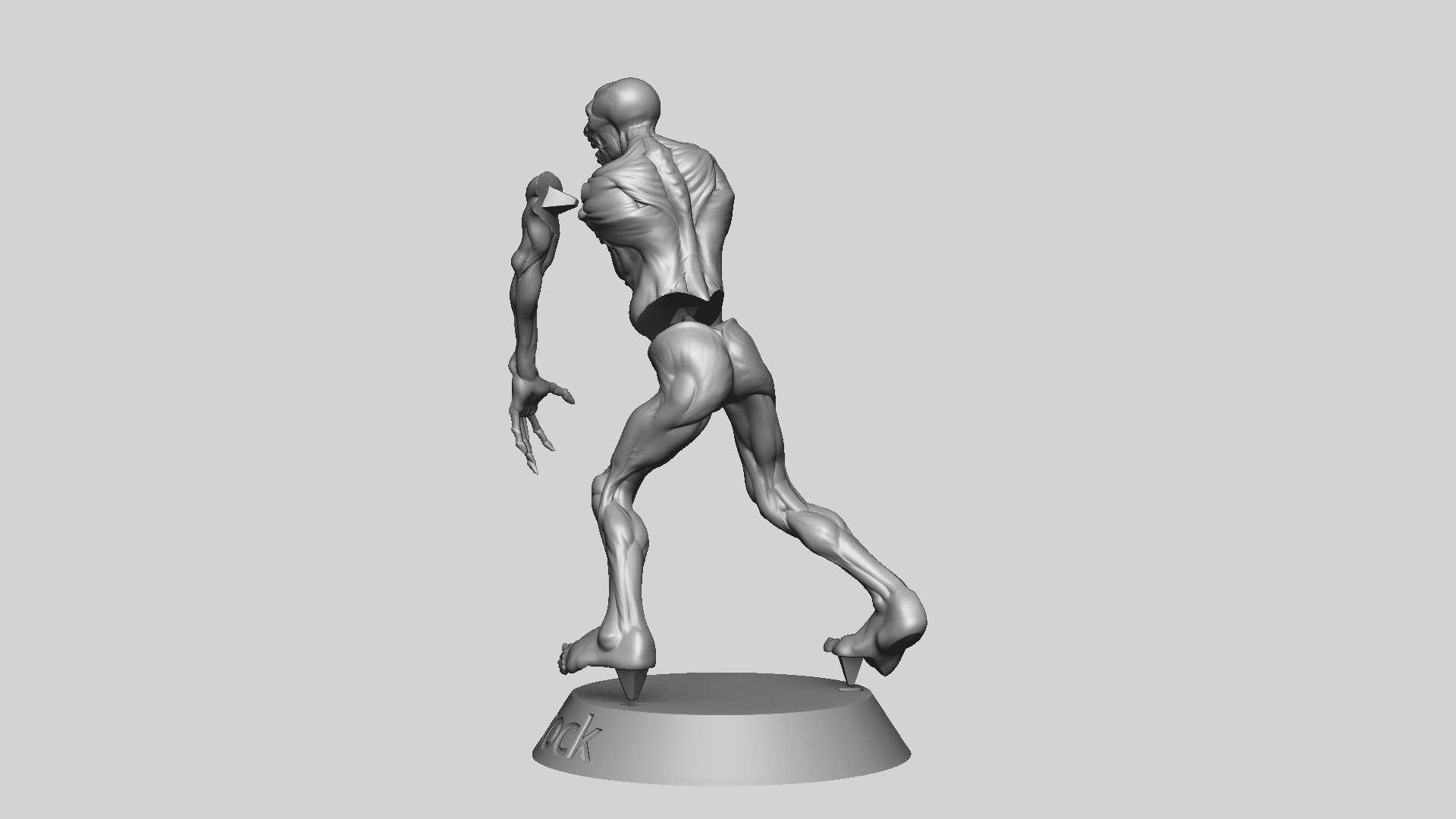 Zombie Undead Pose 03 3D Print STL Model 3D Model - TurboSquid 1969662