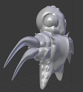 3D spider baby robot