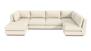 A Rudin sectional modular sofa