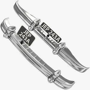 Retro Car Bumpers Collection