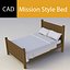 Mission Style Bed
