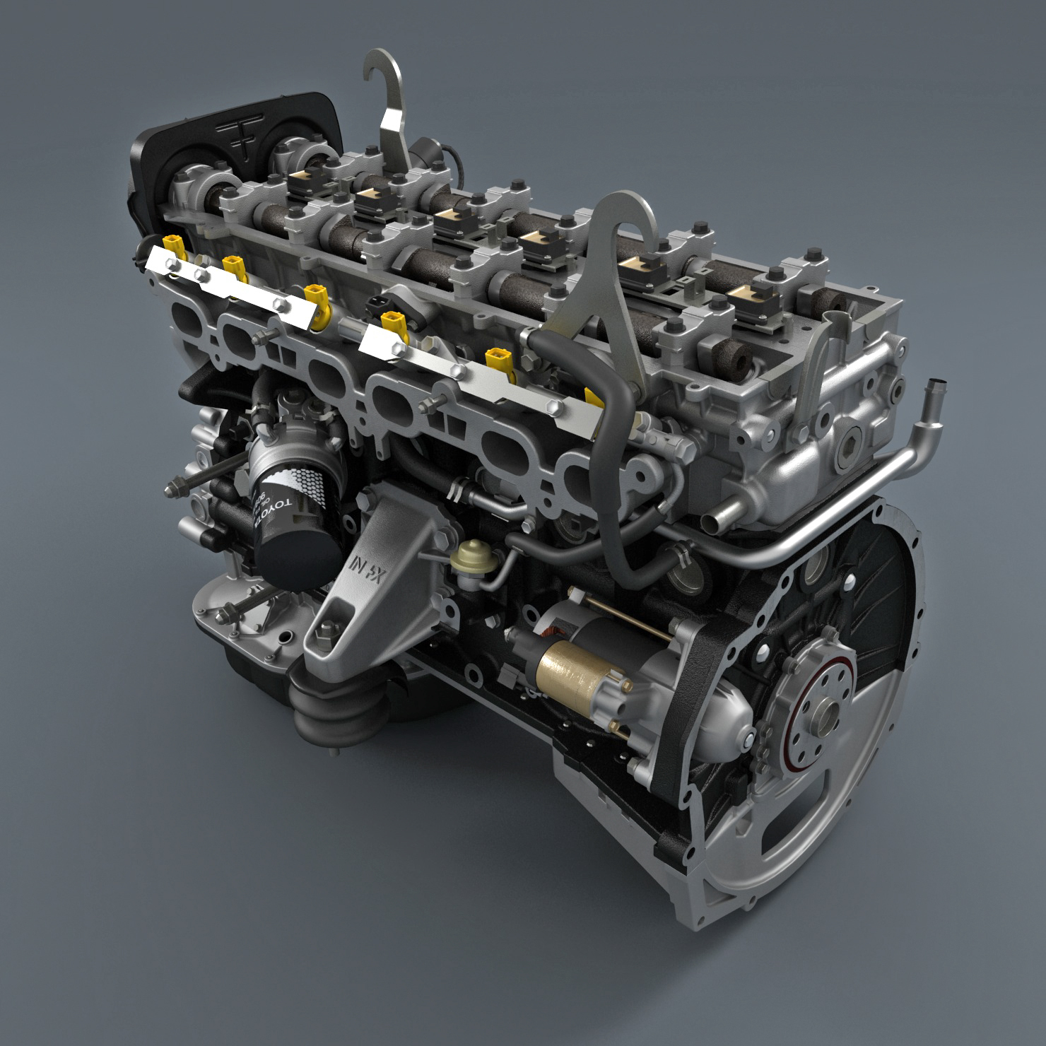 1jz-gte engine 3d max