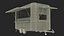 Food Trailer Black Empty
