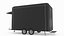 Food Trailer Black Empty