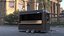 Food Trailer Black Empty