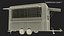 Food Trailer Black Empty