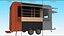 Food Trailer Black Empty
