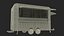 Food Trailer Black Empty