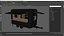 Food Trailer Black Empty