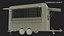 Food Trailer Black Empty