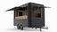 Food Trailer Black Empty