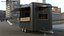 Food Trailer Black Empty
