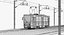 Tram Budapest City Tatra T5C5 Overhead Pole and Track