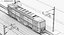 Tram Budapest City Tatra T5C5 Overhead Pole and Track