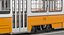 Tram Budapest City Tatra T5C5 Overhead Pole and Track