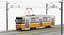 Tram Budapest City Tatra T5C5 Overhead Pole and Track