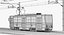 Tram Budapest City Tatra T5C5 Overhead Pole and Track