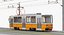 Tram Budapest City Tatra T5C5 Overhead Pole and Track