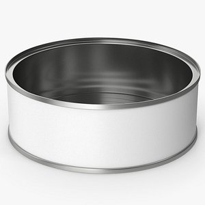 3D Tin Can Opened model