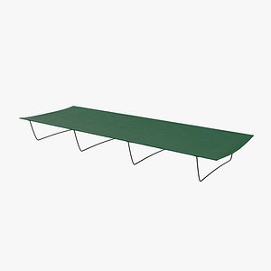 camping folding bed 2 3d max