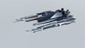Fighter Spaceship With Controller - UE4-5