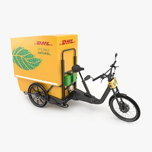 DHL delivery bike