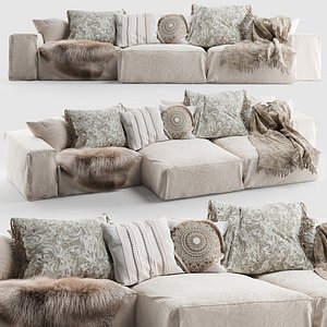hendrix sofa 3 3D model